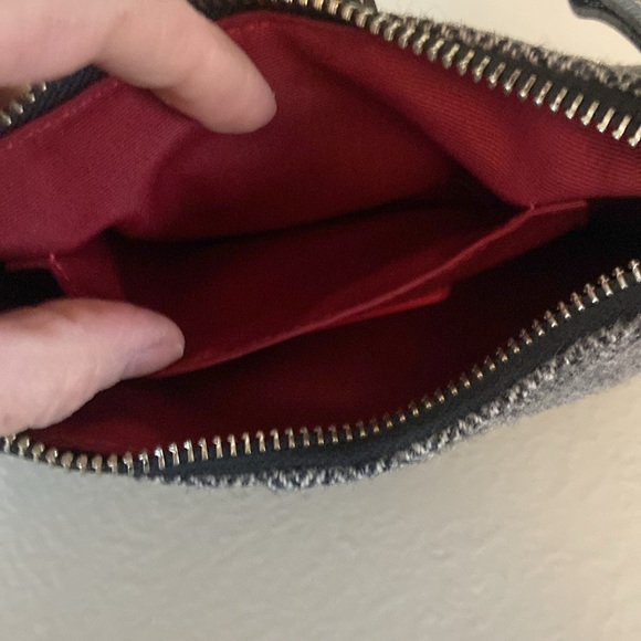 Coach Wool & Leather Houndstooth Mini Shoulder Bag - Picture 9 of 16